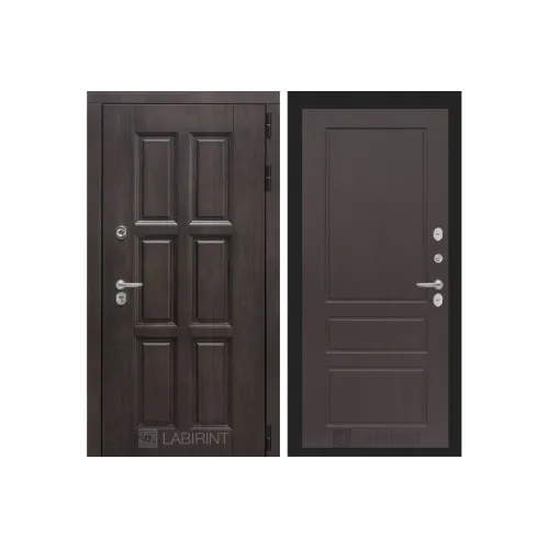 Входная дверь с терморазрывом Лондон 03 - Орех премиум