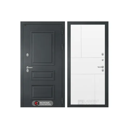 Входная дверь Атлантик 21 - Белый софт